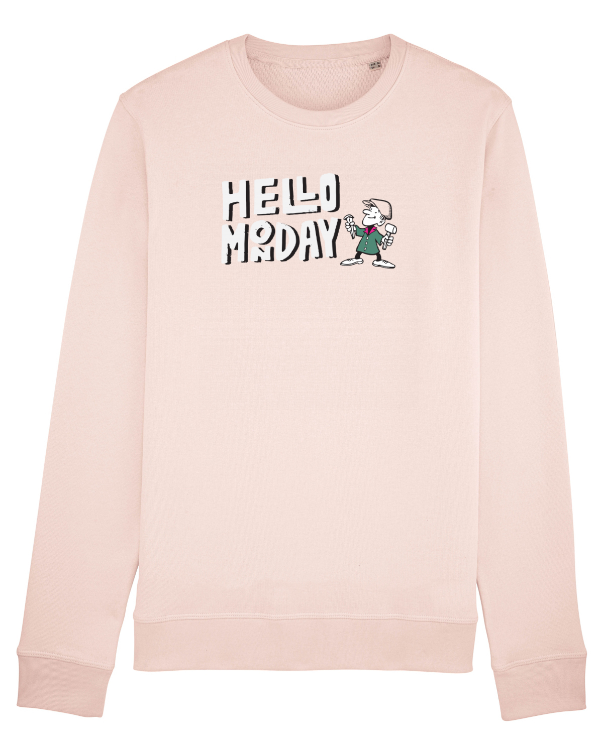 Bluză mânecă lungă Unisex Rise Candy Pink