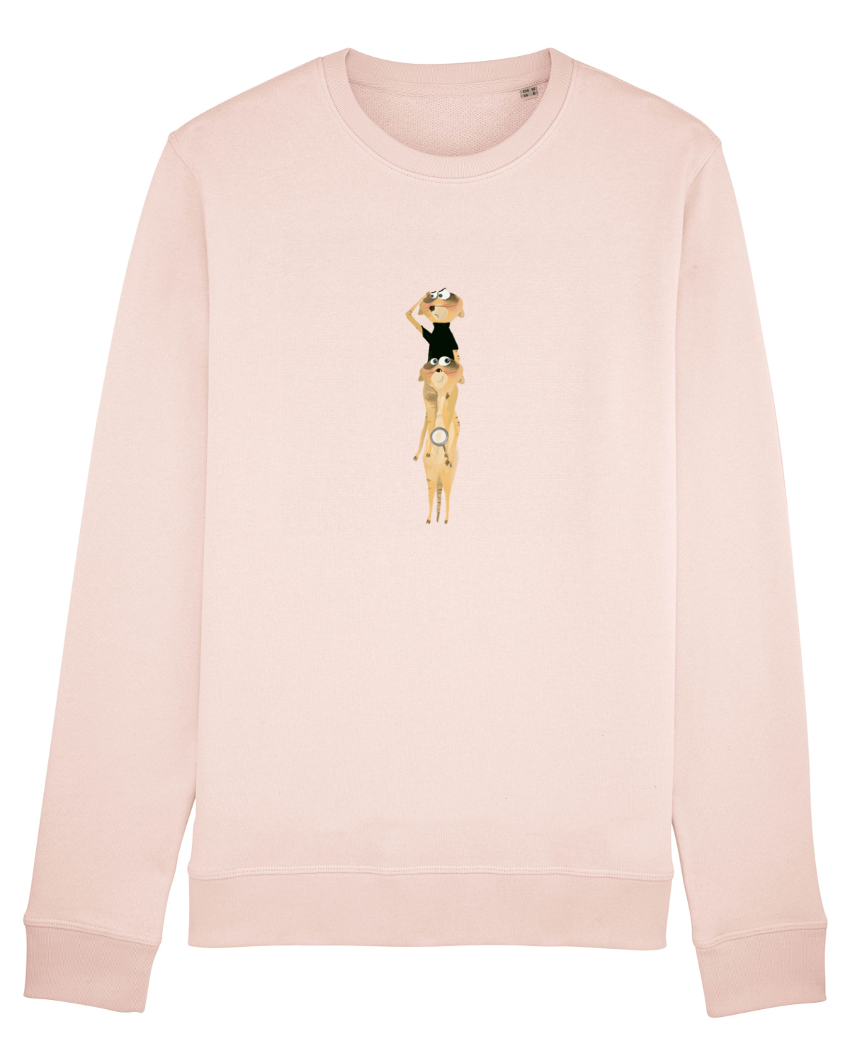 Bluză mânecă lungă Unisex Rise Candy Pink