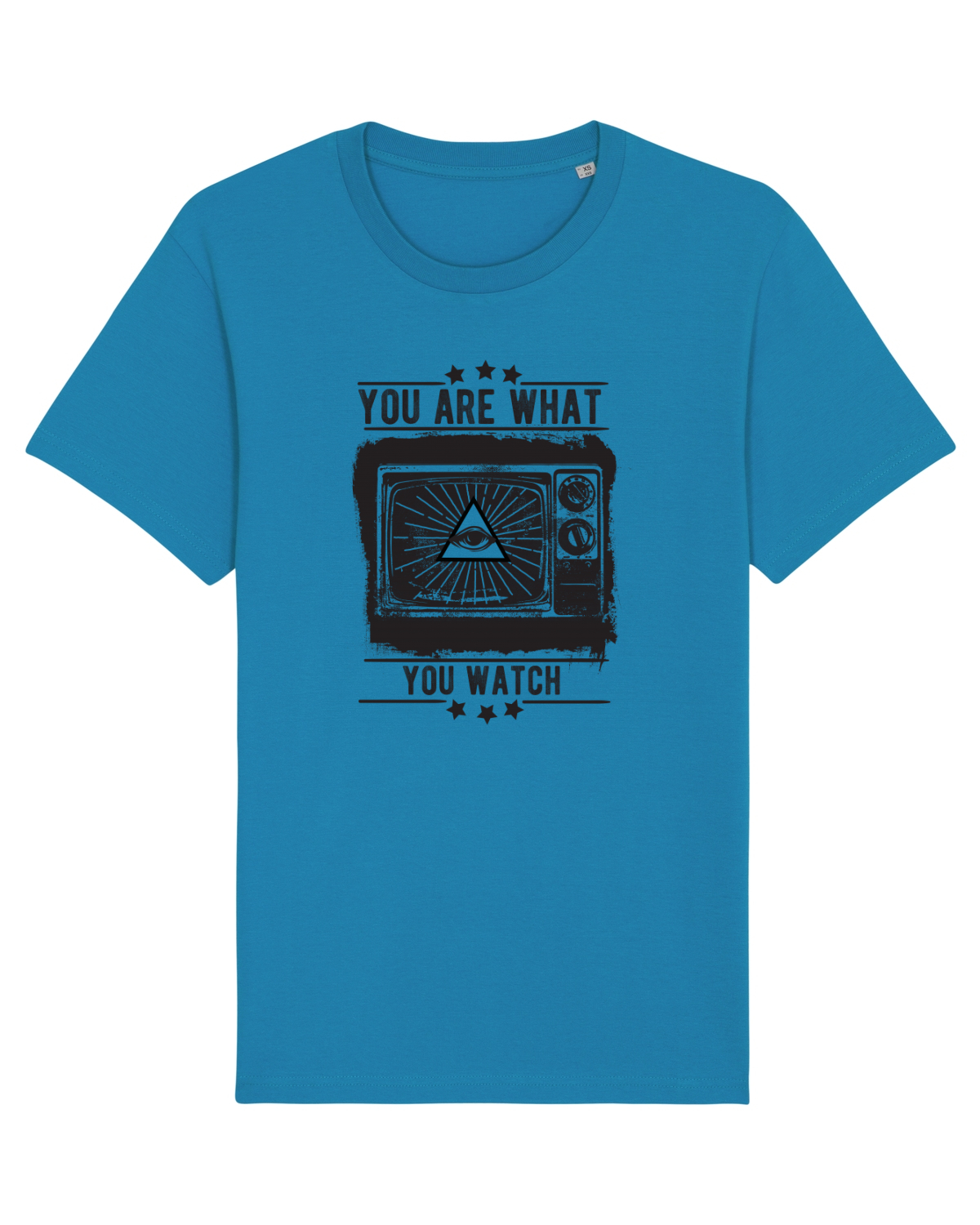 Tricou mânecă scurtă Unisex Rocker Azur