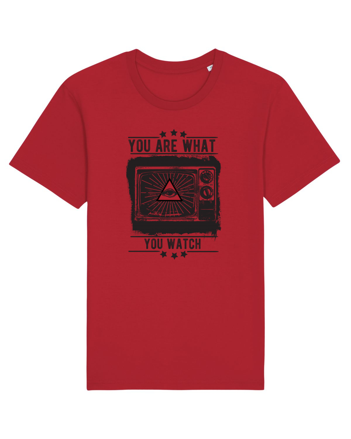 Tricou mânecă scurtă Unisex Rocker Red
