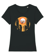 Zboară, porcule Tricou mânecă scurtă guler larg fitted Damă Expresser