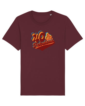 Zi De Nastere.40 De Ani  Burgundy
