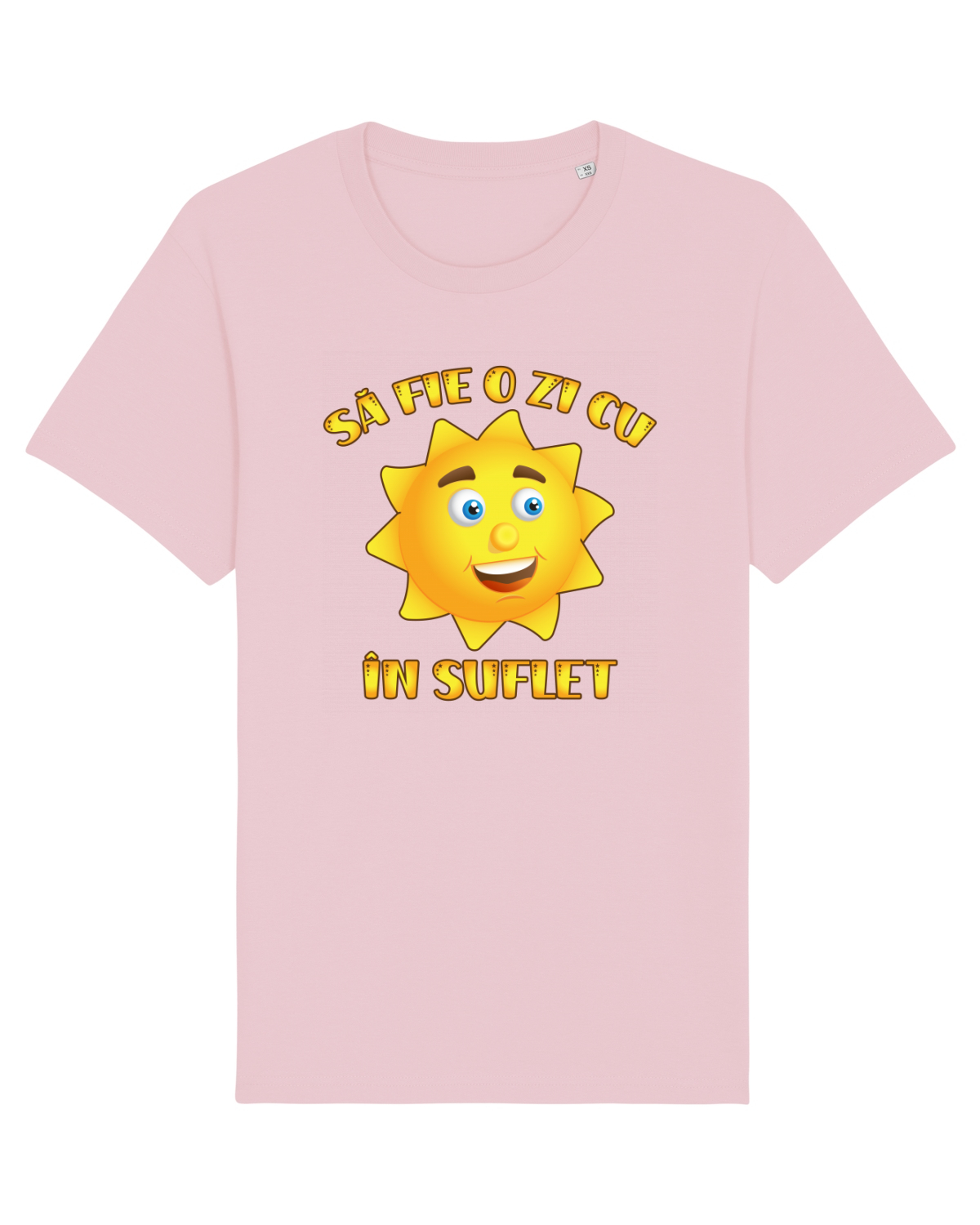 Tricou mânecă scurtă Unisex Rocker Cotton Pink