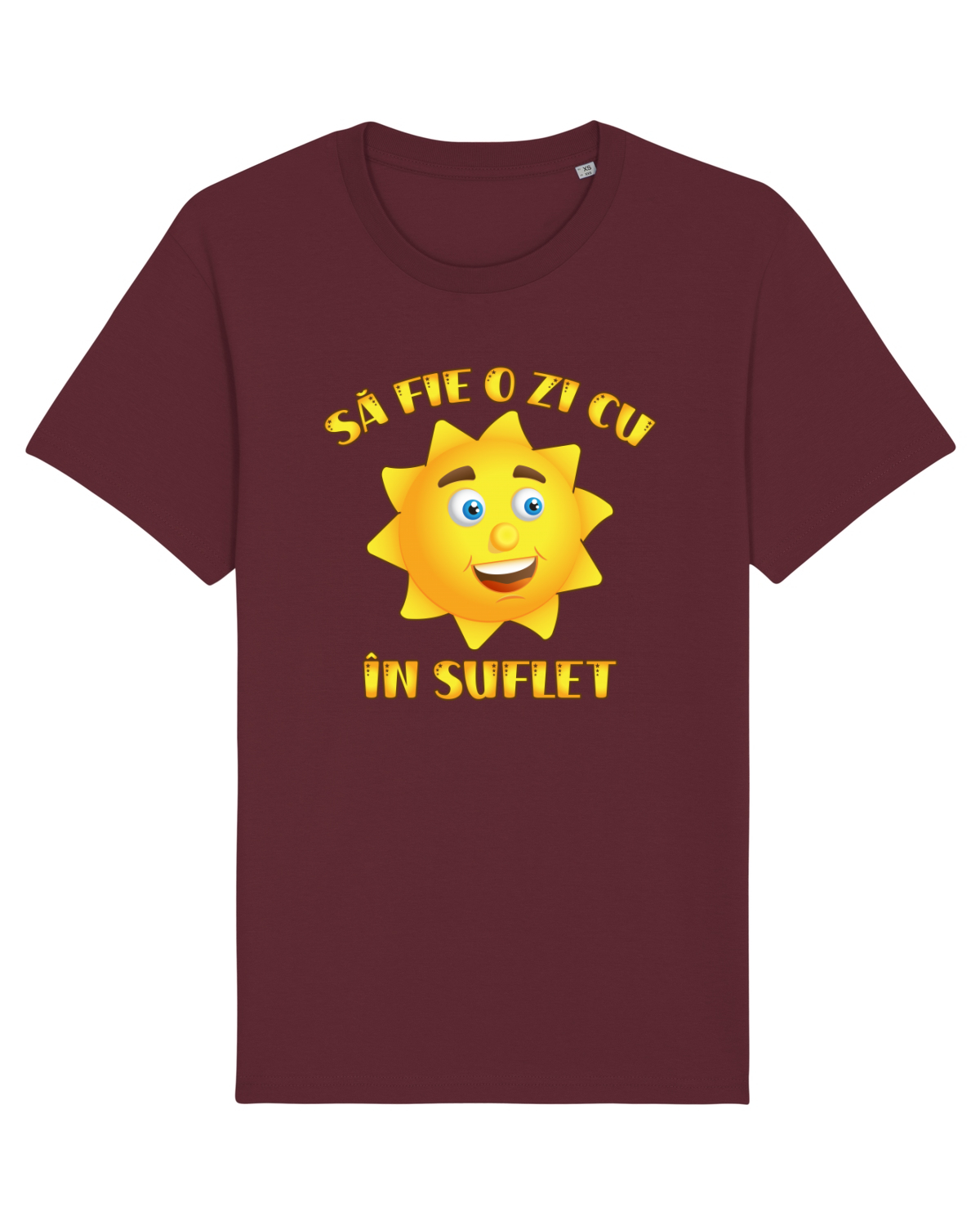 Tricou mânecă scurtă Unisex Rocker Burgundy