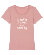 Un Suflet Frumos sau 120 kg Tricou mânecă scurtă guler larg fitted Damă Expresser