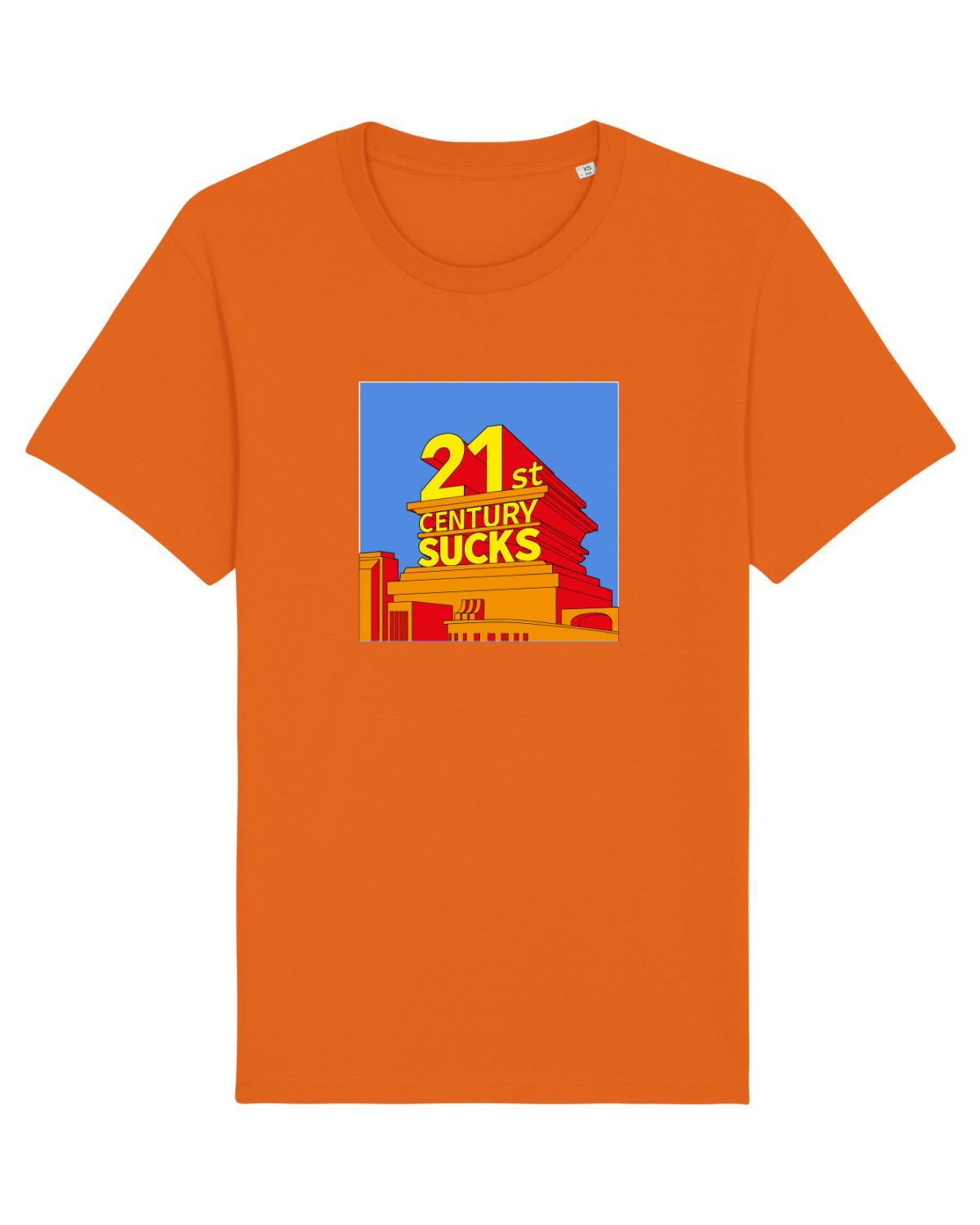 Tricou mânecă scurtă Unisex Rocker Bright Orange