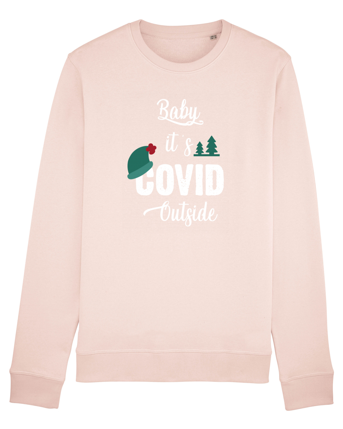 Bluză mânecă lungă Unisex Rise Candy Pink