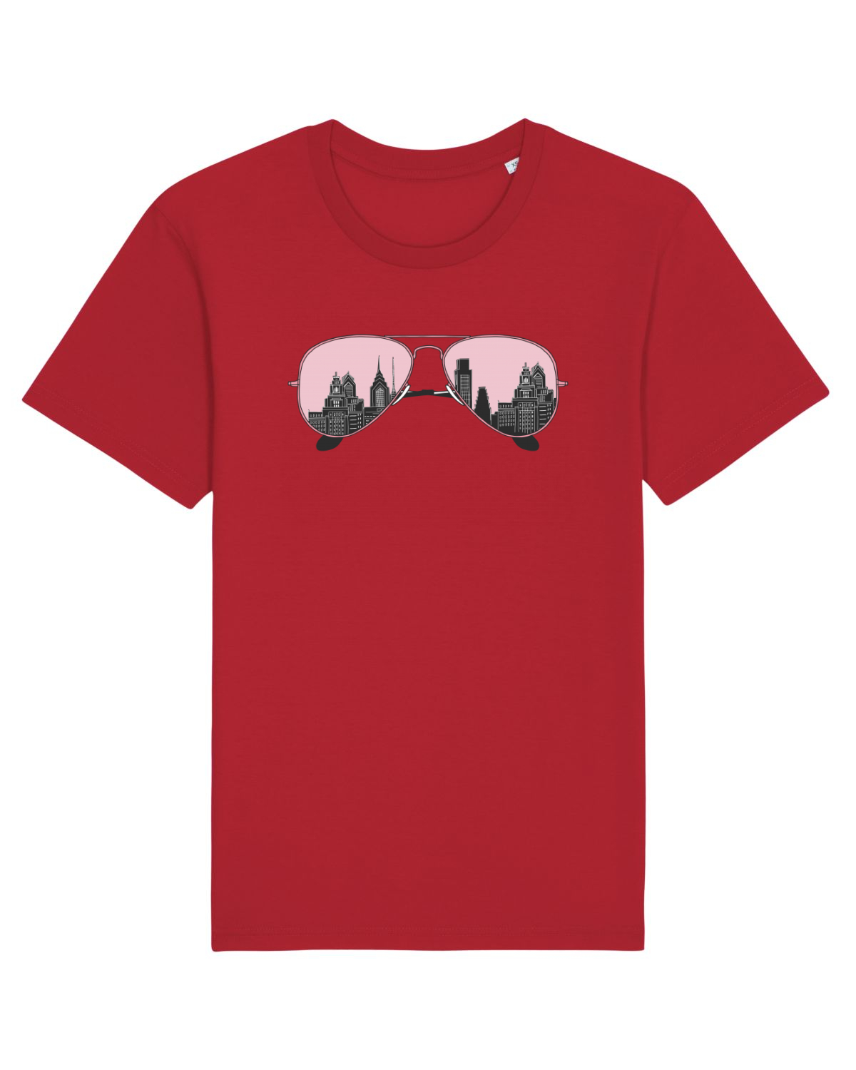 Tricou mânecă scurtă Unisex Rocker Red