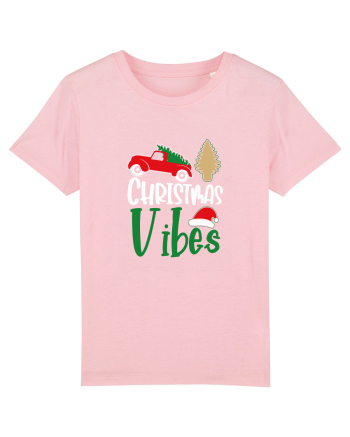 Christmas Vibers Cotton Pink