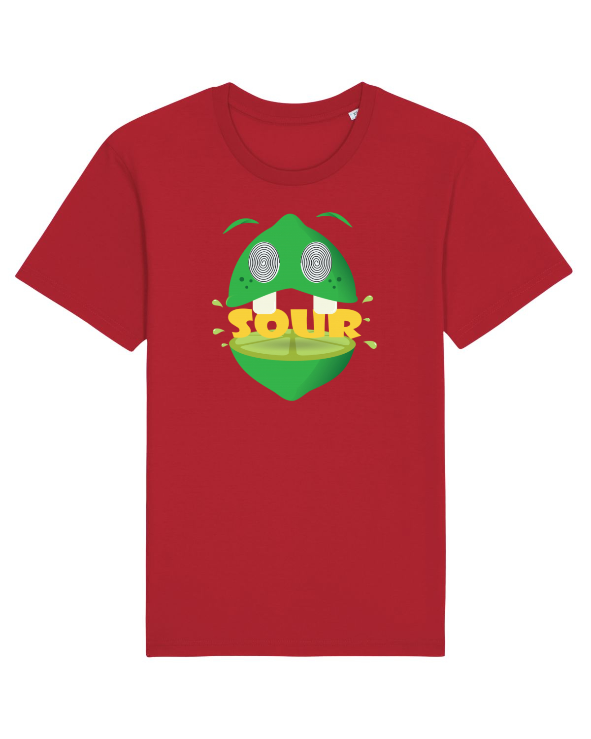 Tricou mânecă scurtă Unisex Rocker Red