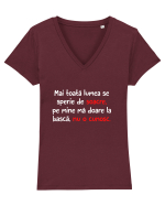 Nu îmi cunosc soacra Tricou mânecă scurtă guler V Damă Evoker