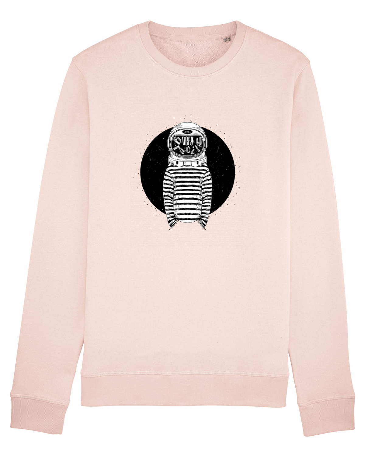 Bluză mânecă lungă Unisex Rise Candy Pink