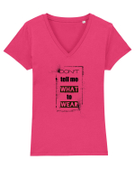 Don't Tell Me What To Wear Tricou mânecă scurtă guler V Damă Evoker