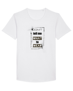 Don't Tell Me What To Wear Tricou mânecă scurtă guler larg Bărbat Skater