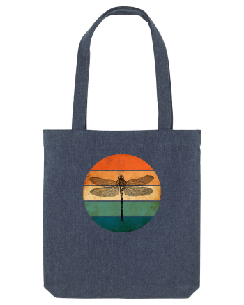 Retro Dragonfly Midnight Blue