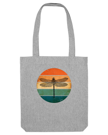 Retro Dragonfly Heather Grey