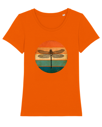 Retro Dragonfly Bright Orange