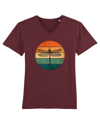 Retro Dragonfly Burgundy