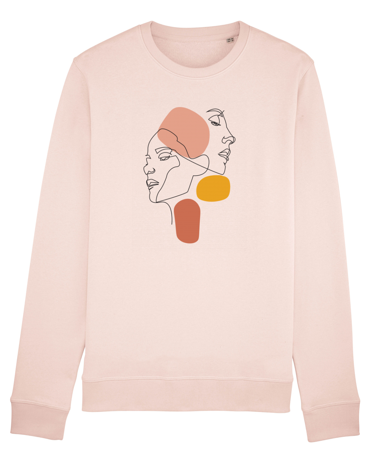 Bluză mânecă lungă Unisex Rise Candy Pink