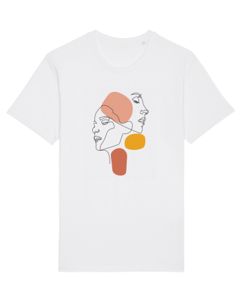 Line Faces White