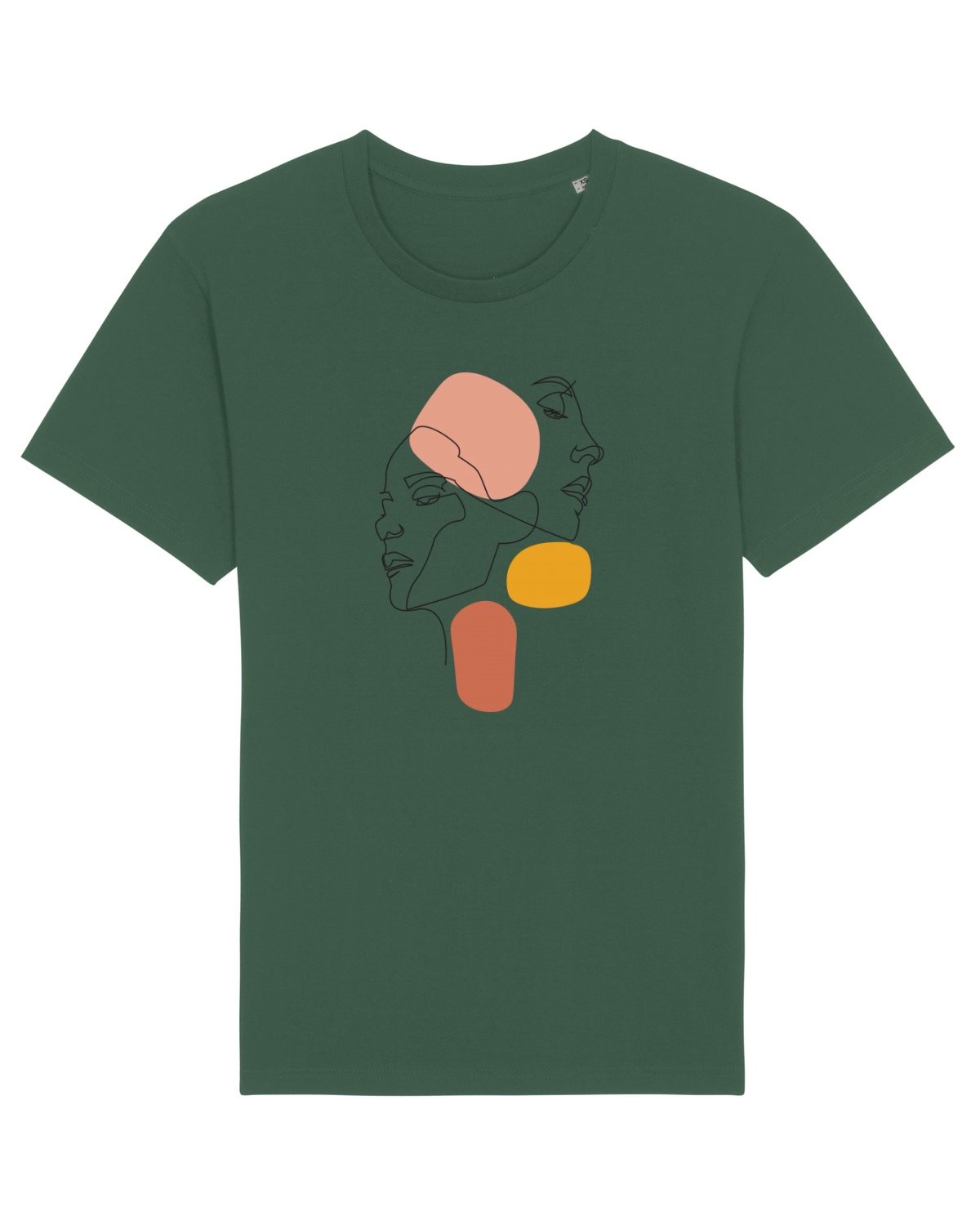 Tricou mânecă scurtă Unisex Rocker Bottle Green