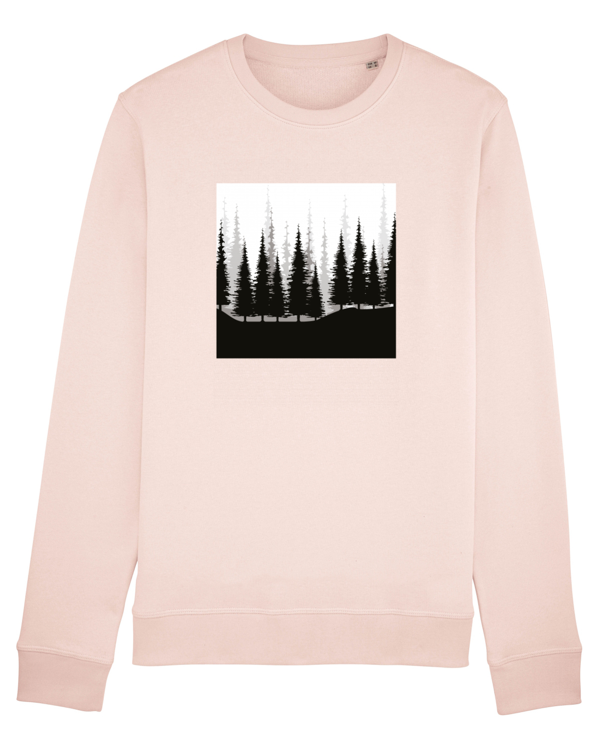 Bluză mânecă lungă Unisex Rise Candy Pink