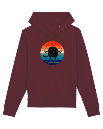 Jumping Cat Burgundy