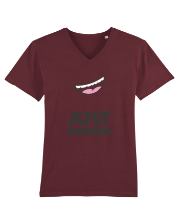 Just Kidding Burgundy