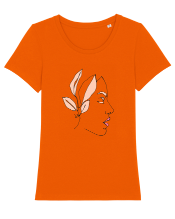 Leaf Girl Bright Orange