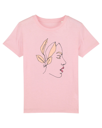 Leaf Girl Cotton Pink