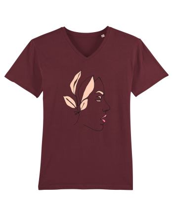 Leaf Girl Burgundy