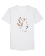 Leaf Girl Tricou mânecă scurtă guler larg Bărbat Skater