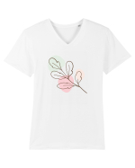 Leaf Tricou mânecă scurtă guler V Bărbat Presenter