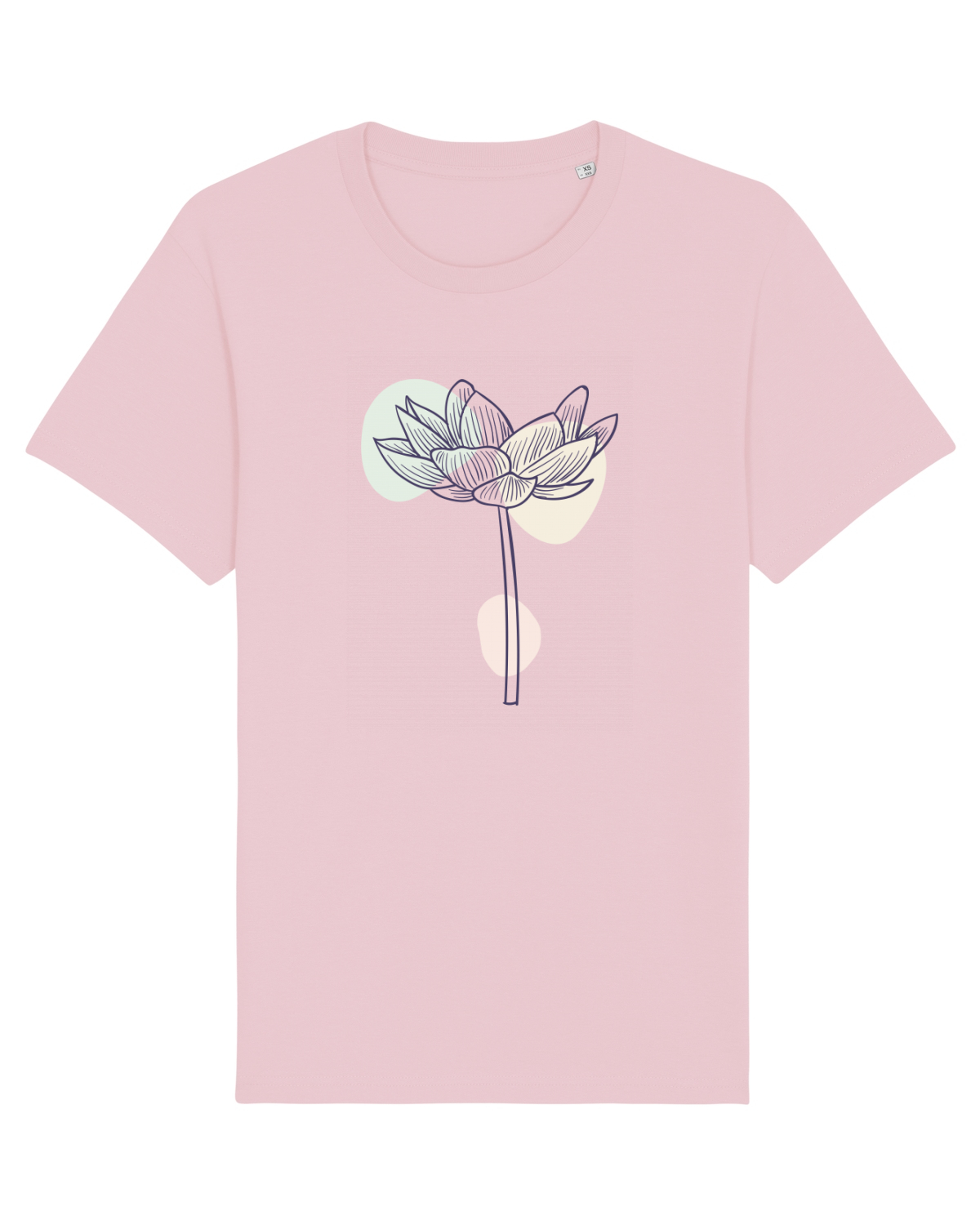 Tricou mânecă scurtă Unisex Rocker Cotton Pink