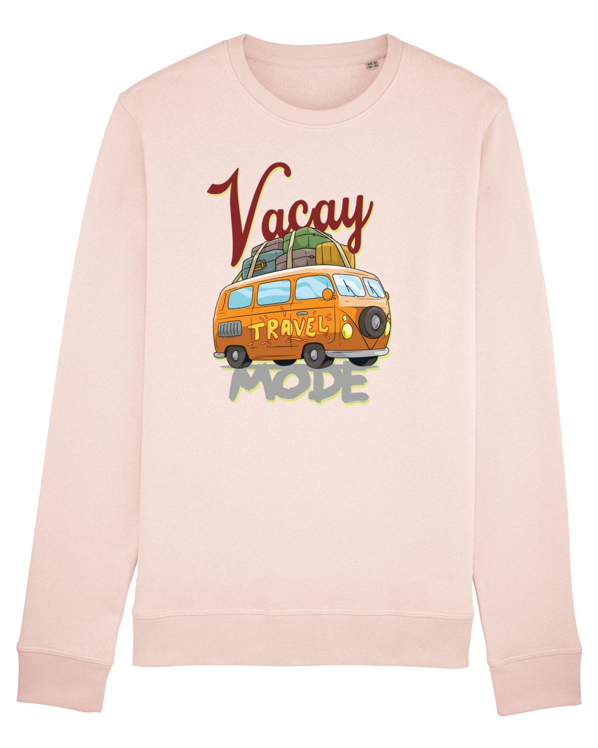 Bluză mânecă lungă Unisex Rise Candy Pink