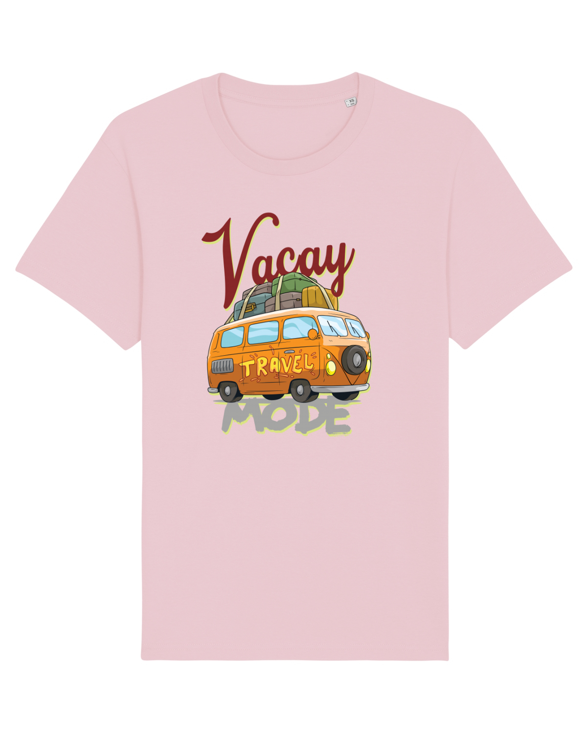 Tricou mânecă scurtă Unisex Rocker Cotton Pink