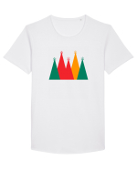 Merry Christmas Tricou mânecă scurtă guler larg Bărbat Skater