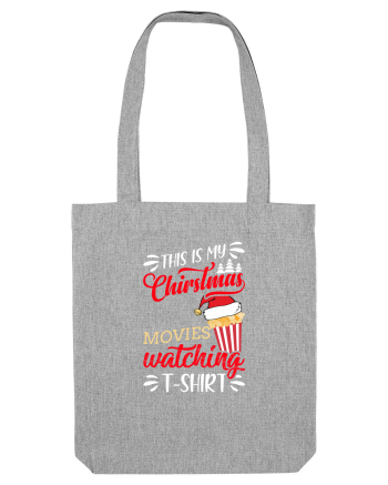 Christmas Movies T Shirt Heather Grey
