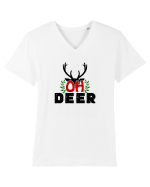 Oh Deer Tricou mânecă scurtă guler V Bărbat Presenter