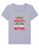 On the Naughty List Tricou mânecă scurtă guler larg fitted Damă Expresser