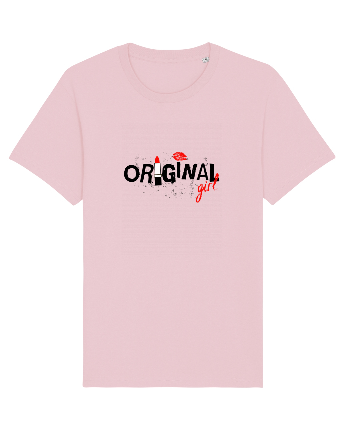 Tricou mânecă scurtă Unisex Rocker Cotton Pink