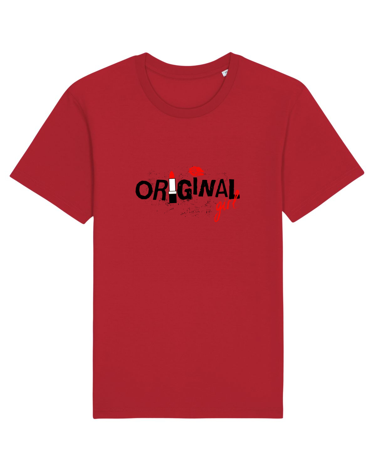 Tricou mânecă scurtă Unisex Rocker Red