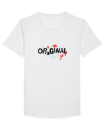 Original Girl Tricou mânecă scurtă guler larg Bărbat Skater