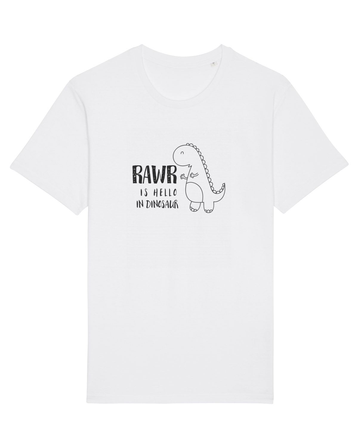 Tricou mânecă scurtă Unisex Rocker White
