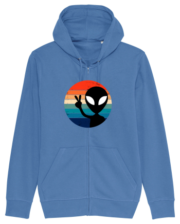 Retro Alien Bright Blue