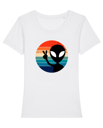 Retro Alien White