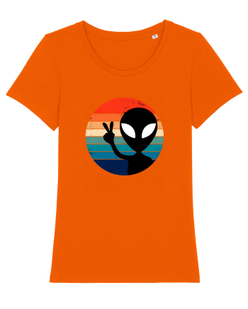 Retro Alien Bright Orange