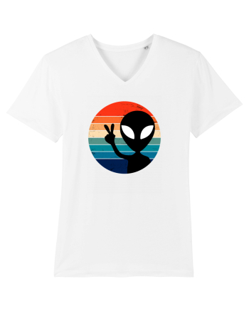 Retro Alien White