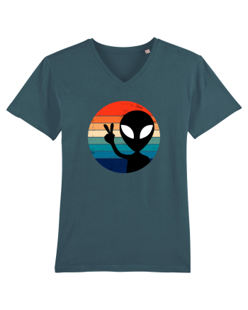 Retro Alien Stargazer