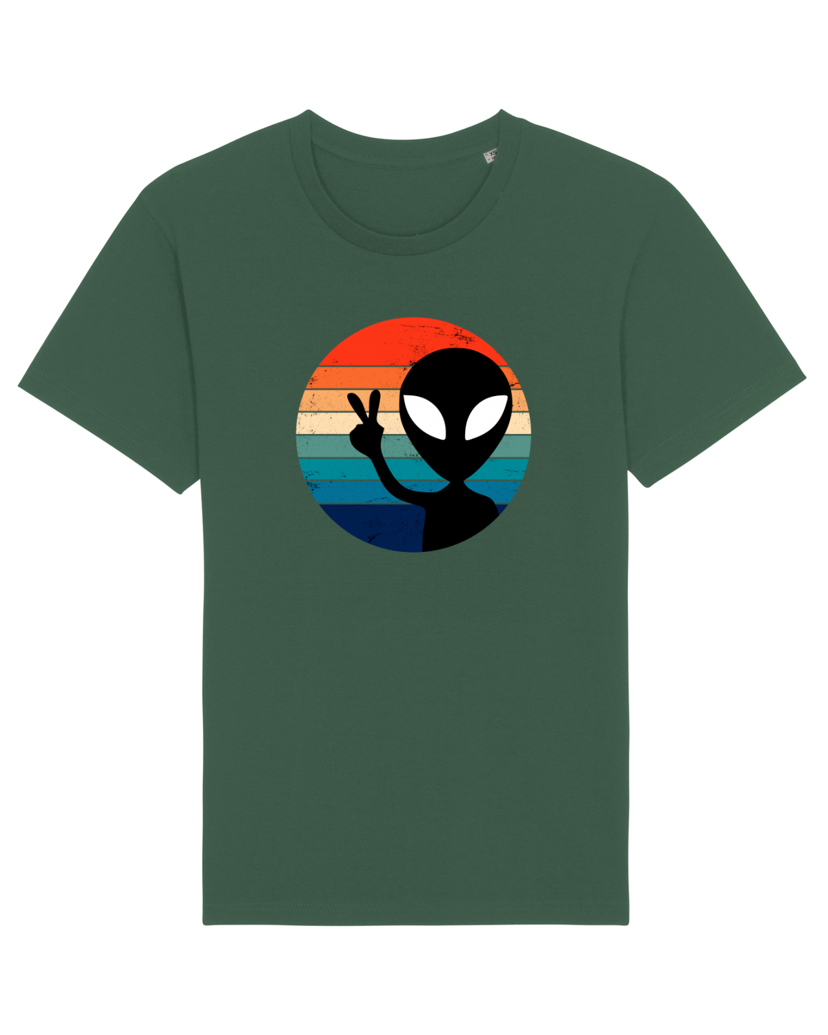 Tricou mânecă scurtă Unisex Rocker Bottle Green